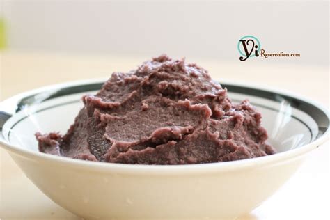 Homemade Sweet Red Bean Paste (Azuki Bean Paste) | 紅豆沙