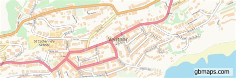 Ventnor Vector Street Map