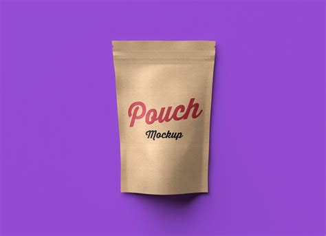 Free Kraft Paper Stand-up Pouch Packaging Mockup PSD - Good Mockups