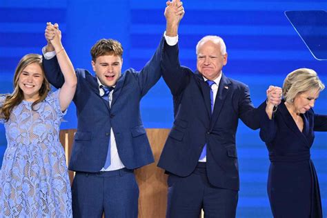 Tim Walz's Son Gus, 17, Steals the Show in Emotional Appearance at DNC ...