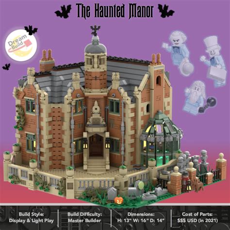 LEGO MOC The Haunted Manor by ZeRadman | Rebrickable - Build with LEGO