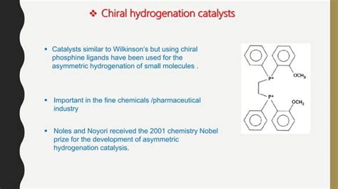 Applications of organometallic compounds