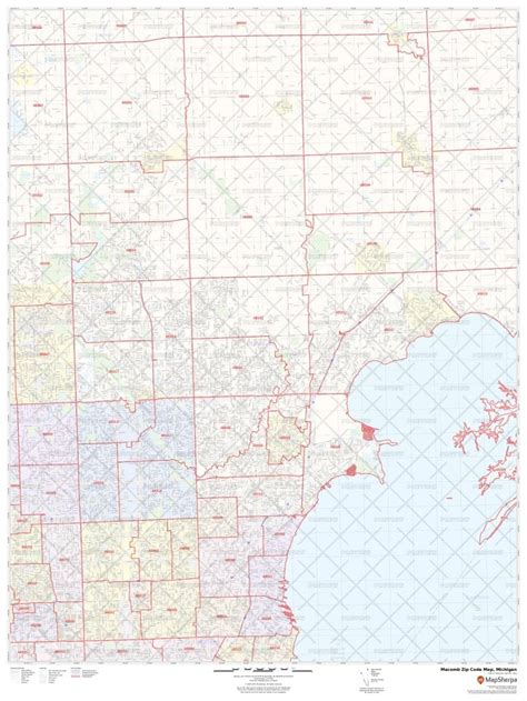 Macomb County Zip Code Map - Printable Maps Online