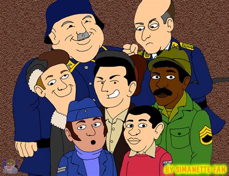 Hogan's Heroes Cast - Colored by SimanetteFan on DeviantArt