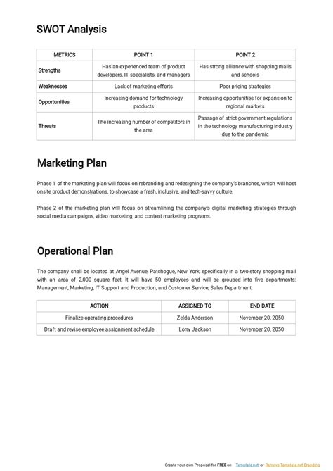 10 Year Business Plan Template - Google Docs, Word, Apple Pages, PDF | Template.net