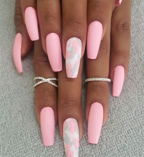 Coffin Nails Inspiration | 35 Gorgeous Coffin Shaped Nails