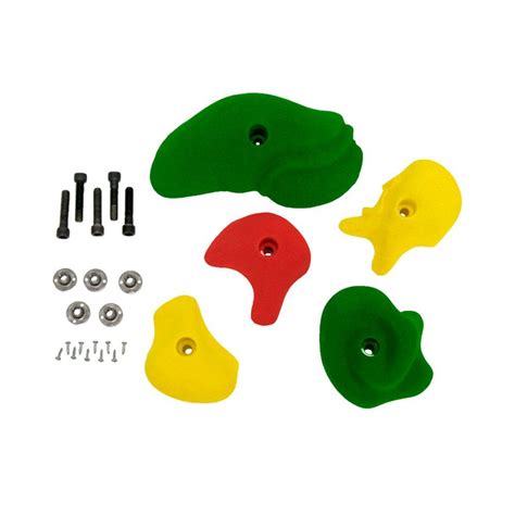 Everlast Climbing DIY Indoor Climbing Hand Holds (Set of 5)-DIY5HH ...