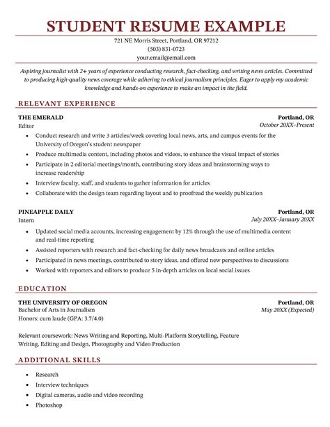 Resume Examples