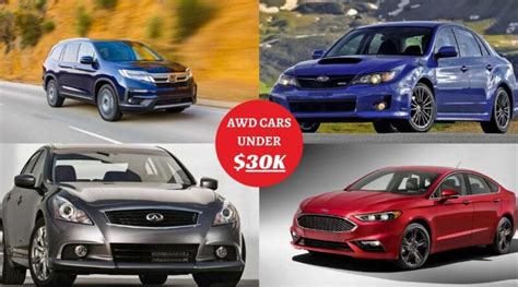 Top 10 Best AWD Cars Under $30k You Can Buy in 2024