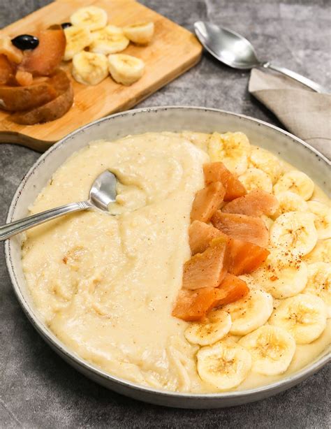 Jamaican Cornmeal Porridge Bowl - Healthier Steps