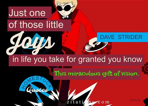 Dave Strider Quotes - Top 10 Best - Homestuck Quotes