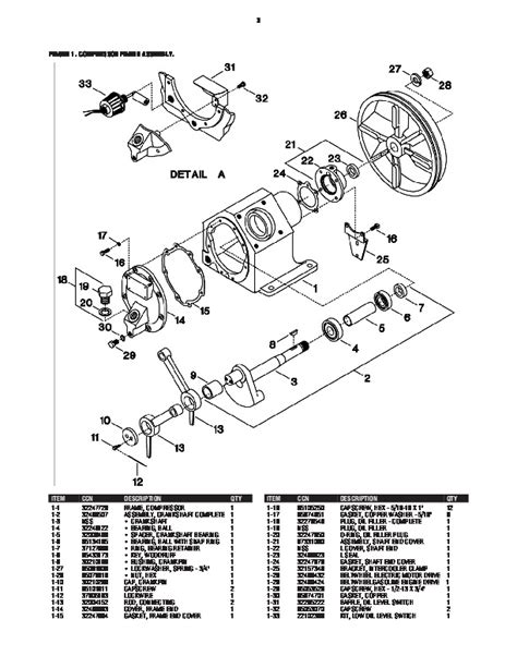 Ingersoll Rand 2475 Air Compressor Parts List