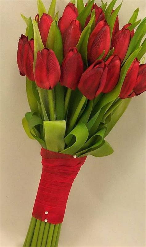 Wedding Bouquet of Tulips