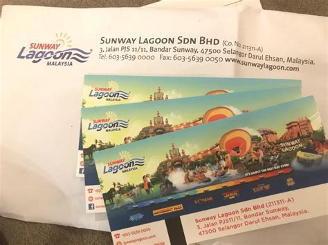 Sunway Lagoon Tickets, Tickets & Vouchers, Local Attractions and ...