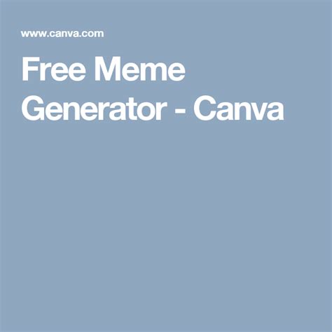 Free Meme Generator - Make Memes Online | Canva