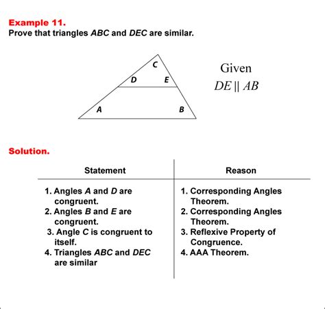 Math Example--Geometric Proofs--Example 11 | Media4Math