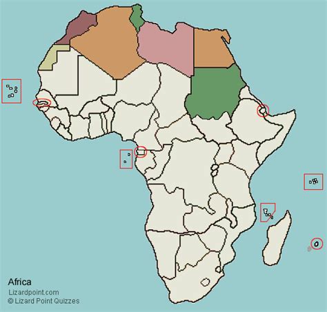 Blank Eastern Africa Map