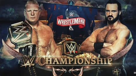 Possible Spoiler Regarding Drew McIntyre vs. Brock Lesnar At WrestleMania 36 - PWMania ...