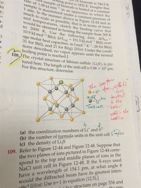 Solved The crystal structure of lithium sulfide (Li_2S), is | Chegg.com