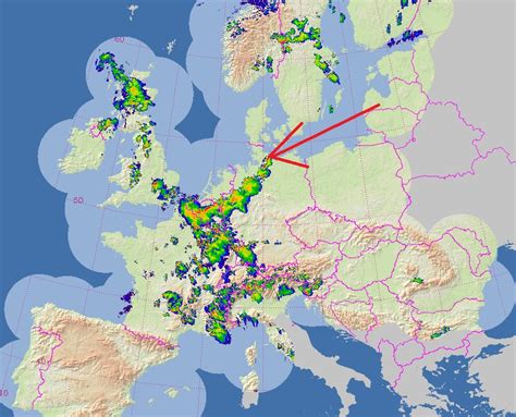 Počasí Radar Evropa / Rain radar europe, the real time radar images on meteox ... - Sledování ...