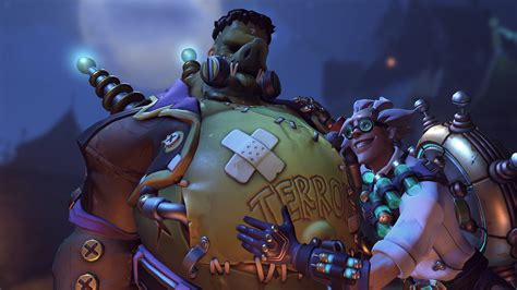 Roadhog (Overwatch), Overwatch, Junkrat (Overwatch), Halloween Wallpapers HD / Desktop and ...