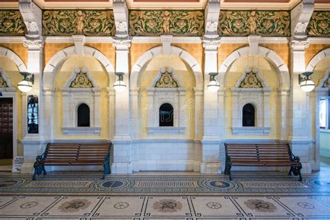 Interior of Dunedin Railway Station, New Zealand Editorial Stock Image - Image of construction ...