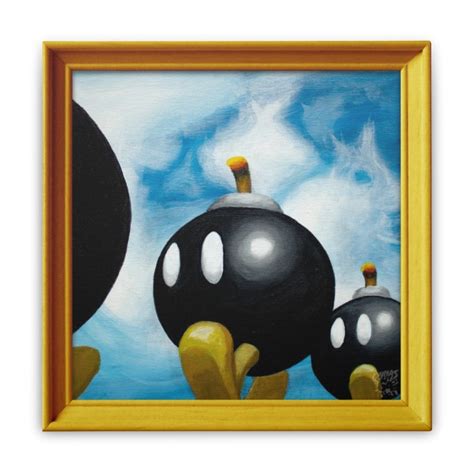 Bob-Omb Battlefield Painting Replica (Super Mario 64) by Canvas64 Home Stretched Canvas ...