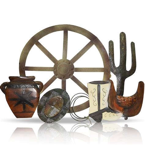 Metal Western Wall Decor 32 by 23 - Etsy