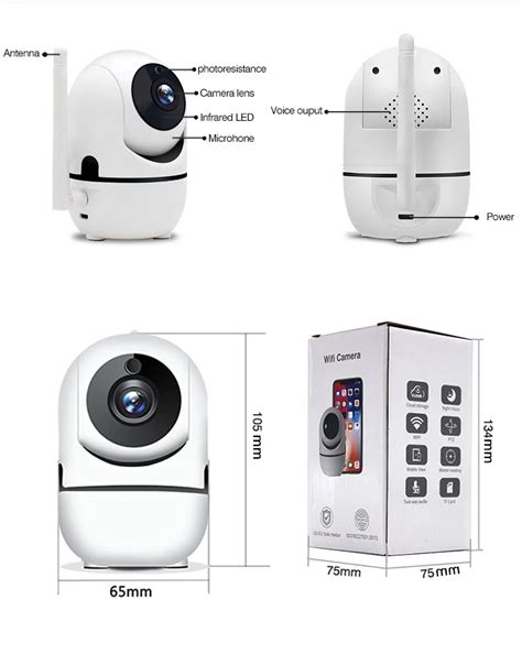 Cloud Storage Smart Ai Hd 720p Ip Wifi Mini Camera - Buy Surveillance Night Vision Cctv Security ...