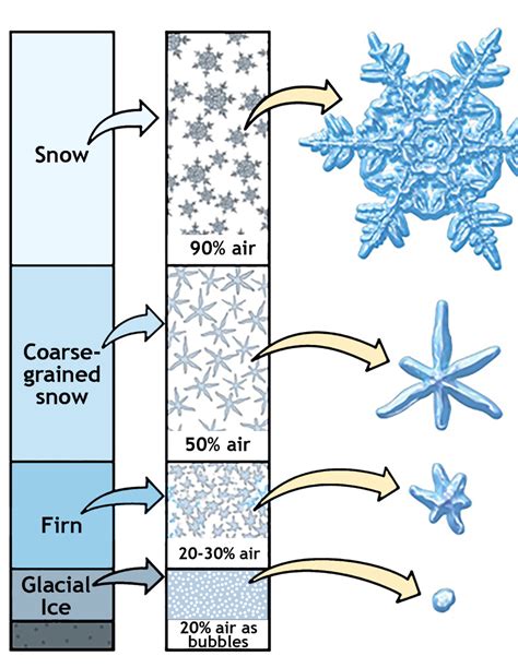 Parts Of An Alpine Glacier