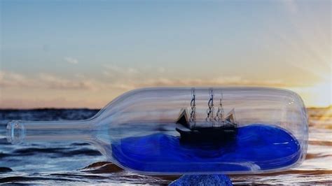 Ship in bottle 3D model | CGTrader