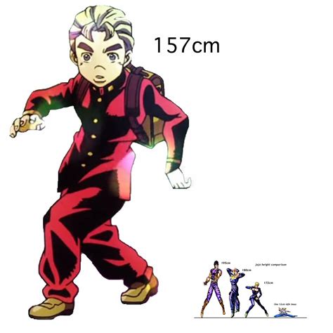 My addition to the totally accurate jojo height chart : r/ShitPostCrusaders