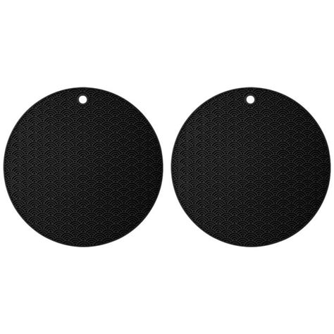 2 pieces of new insulating mats Round kitchen pot mats Simple anti ...