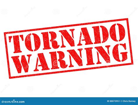 Tornado Warning Sign Royalty-Free Stock Photography | CartoonDealer.com #15817655