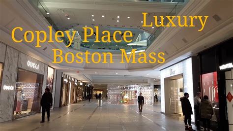 Copley Place Luxury Mall in Boston Mass - YouTube