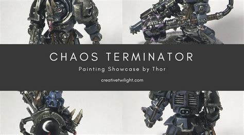 Chaos Terminator Painting Showcase for Chaos Marines