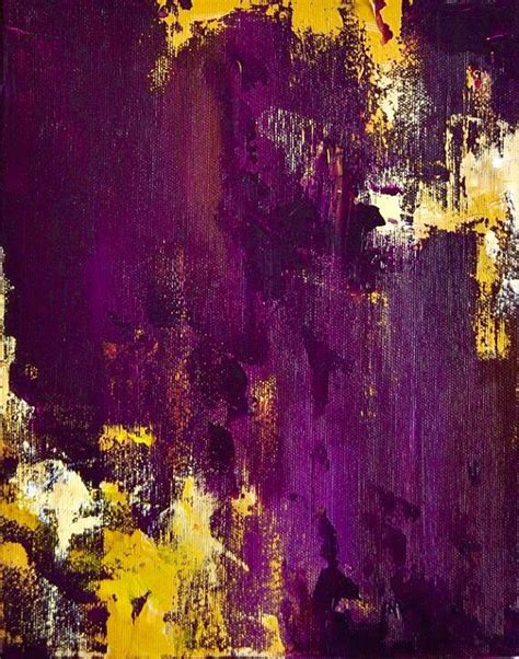 Shades of Violet and Yellow | Yellow painting, Abstract painting, Purple art