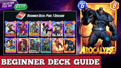 Marvel Snap Beginner Deck: Pool 1 Discard Deck Guide - snapgame.online