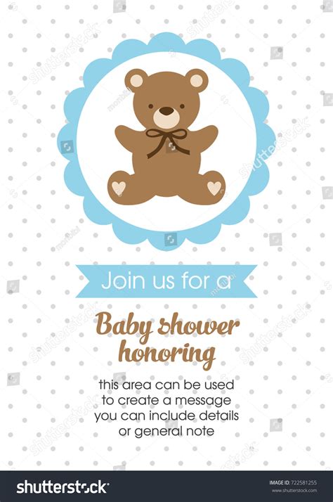 Baby Boy Announcement Card Design Vector Stock Vector (Royalty Free ...