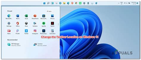 How To Change The Taskbar Location On Screen In Windows 11 Appuals - Technologieser