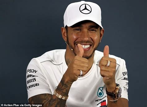 Lewis Hamilton runs with No 1 on his Mercedes at Abu Dhabi Grand Prix | Daily Mail Online