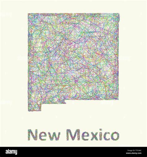 Hatch new mexico map Stock Vector Images - Alamy