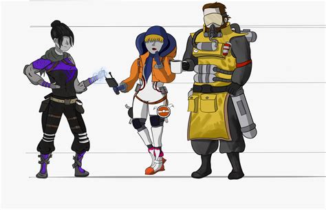 Made my squad into valiant hearts characters : r/apexlegends