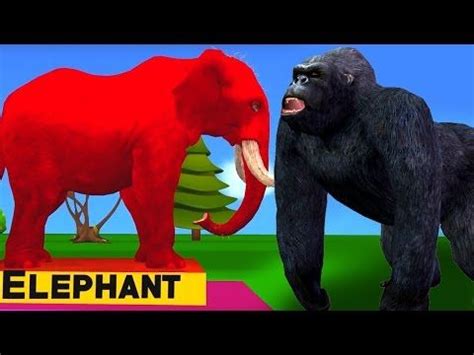 (2) Dinosaur Vs Gorilla | Finger Family Rhymes | Kids Preschool Learning Songs | Children ...