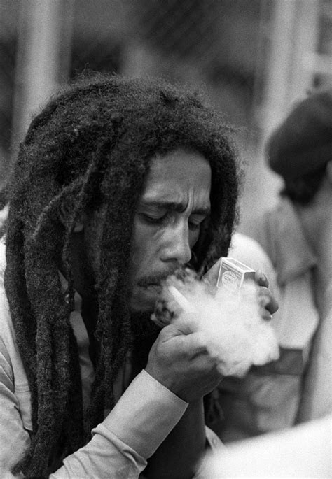 Bob Marley Smoking Reggae Icon Poster High Quality Print | Etsy