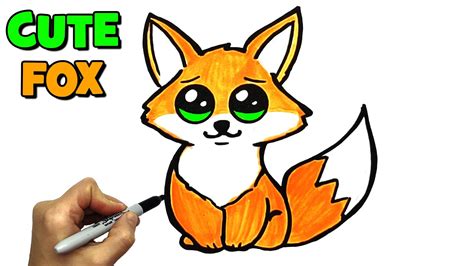 Kawaii Cute Fox Drawing Easy - Mundomomentaneo