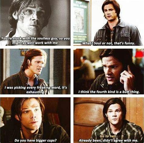 Pin by Brandi Graham on Supernatural!! | Supernatural funny, Supernatural sam, Soulless sam