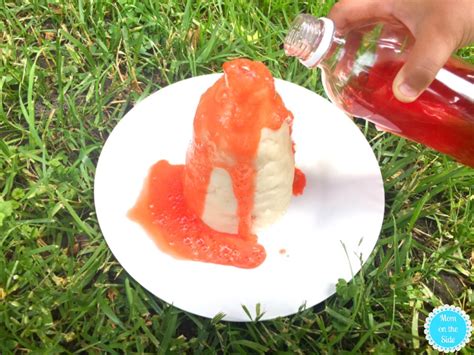 Homemade Erupting Playdough Volcano Experiment | Mom on the Side