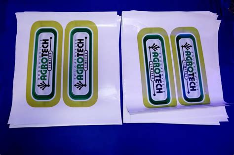 Avaline Designs on LinkedIn: Bougainville AGROTECH Limited car stickers printed and…