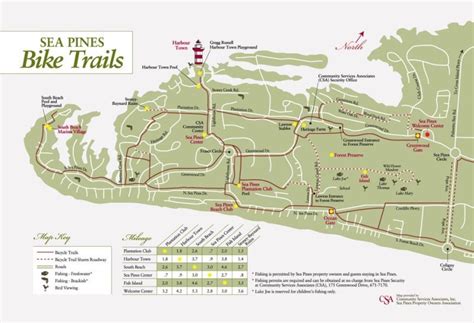 sea pines bike map | Hilton head island, Sea pines, Bike trails